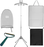 Clothes Steamer Hanger, Rotatable Clothes Steamer Stand, Handheld Steamer Hanger Foldable for Home, Height Adjustable, Ironing Rack 360°, Garment Steamer Rack for Clothes.