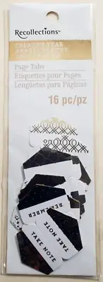 Recollections CREATIVE YEAR Page Tabs - TAKE NOTE- 16 ct