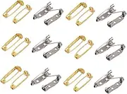 DOITOOL 100Pcs Mini Buckle Safety Pins DIY Accessories Mixed Color for Clothing Crafts and Sewing with Durable Finish Easy to Use Finger Safe Design