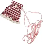SEWOART Set Comfortable Bunny Harness and Leash Set for Animals Flexible Outdoor Traction Rope for Safe Walking and Training S for Dwarf Rabbits and Other Pets