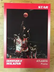 1990 Star Company DOMINIQUE WILKINS Limited Edition Promo Card