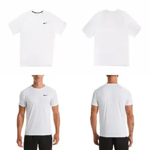 【NIKE 耐吉】T恤 Essential 男款 DRI-Fit 短T 短袖 基本款 圓領 白 防曬衣(NESSA586-100)