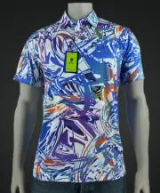 Robert Graham Clubhouse Golf Polo Shirt Men's L Messina Performance NWT