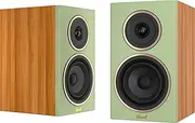 Encel Gelati Bookshelf Passive Bookshelf Speakers - Caramel Walnut/Pistachio Green