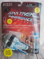 1995 Star Trek Innerspace Excelsior-Class Starship Mini Playset Playmates NIB