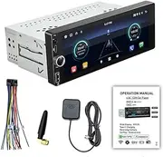 Snblzhef Car 6.86 Inch 1 Din MP5 Player Bluetooth Portable Screen Navigation Display Wireless Carplay Android Auto 2+64G