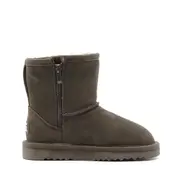 Waratah UGG Water Resistant Kids Short Zip Up Boot - Chocolate