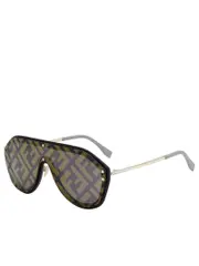 Fendi FF M0039/G/S 2M2 99 7Y Black & Gold