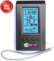 EMF-390 Digital EMF Meter RF Detector 10GHz Real-Time Data Logging EMF Meter