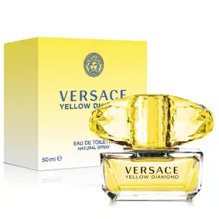 【VERSACE 凡賽斯】香愛黃鑽女性淡香水50ml(專櫃公司貨)