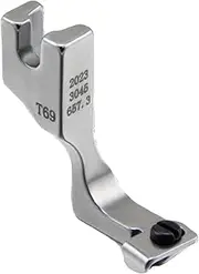 Zipper Foot for Sewing Machine - Invisible Zipper Presser Foot, Adjustable Guide | Durable Steel Sewing Machine Part for Garments, Bags, Clothes, Purses, Fits Brother, Janome, Babylock
