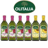 在飛比找momo購物網優惠-【Olitalia奧利塔】葡萄籽油x4瓶+葵花油x2瓶(10