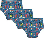 Caihoyu Little Boys Potty Training Pants Reusable Overnight Training Pants Boxers Underwear for 4T Fire Fighting Modern