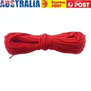 2Pcs 3m D Ring Buckle Rope Bow Release U Rope Archery Accessories (Red)