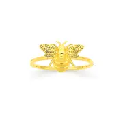 9ct Gold Bumble Bee Dress Ring