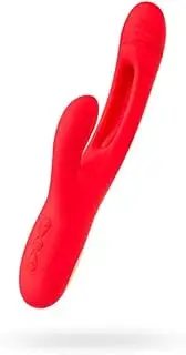 JOS Patti Moving Tongue Rabbit Vibrator Red