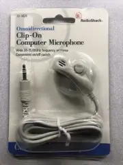 Radioshack Omnidirectional Clip-on Computer Microphone