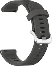 [DAYHOM] CCACHE Bracelet Fit for Garmin 245 Strap Official Button Silicone Watch Band Sports Strap Fit for Forerunner 245M/645/Vivoactive3/Vivomove HR Watch Strap (Color : 8, Size : Vivomove HR)