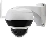 4K 8MP WiFi Metal Dome PTZ Camera Outdoor Humanoid Tracking IP Camera Indoor 2-Way Audio H.265 Surveillance Cameras(U/S_5MP 128G TF Card)