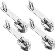 HOMSFOU Zipper Pull Tab 4pcs Metal Zipper Handle Mend Fixer for Suitcase Luggage Zipper