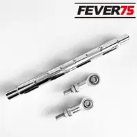 在飛比找蝦皮商城優惠-Fever75 哈雷專用打檔連桿230mm 滾子鏈條造型亮銀