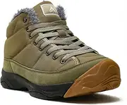 [Azooken] Winter Shoes Men Women Warm Trekking Hiking Boots Snow Boots Waterproof Winter Boots 36-48, Army Green, 45 EU