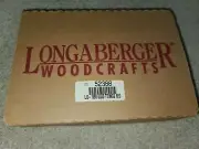 Longaberger 1998 Glad Tidings lid red NEW in box 52388
