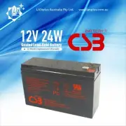New CSB 12V 24W SLA Battery APC RBC114 > 5Ah 7Ah HR1224W For UPS ES450 BE450G