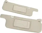 2Pcs Car Sun Visor Makeup Mirror Sun Shielding Board Compatible for Toyota Corolla 2003-2012