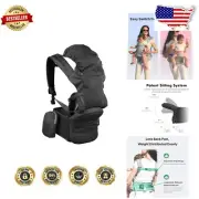Versatile Baby Carrier with Patented Hip Seat Design - Supports Ages 0-36