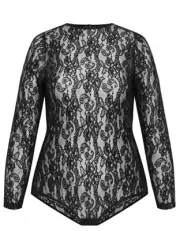 City Chic Small Bodysuit Lace Plus Size 16