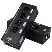 2X(1Pair 4-Channel 3-Pin XLR or 6.3Mm Audio and over Cable Extender2822