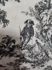 Waverly Home Essentials Decor Fabric Rustic Life Black 100 % Cotton Appx 12 Yds