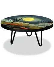 Courtside Market Halloween Collection Harvest Moon Seasonal Decorative Table/Riser