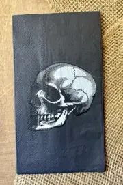 G-004 Halloween Skull Design Paper Napkins For Decoupage Junk Journal Crafting