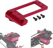 Capra Servo Mount 1/10, Aluminum Front Axle BAT F9 Servo Mount, Low Center of Gravity Capra Servo Mount for 1/10 RC Crawler Car VP Capra F9 DIY LCG Capra Upgrades (Silver)