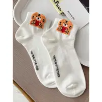 在飛比找ETMall東森購物網優惠-襪子女韓國原創老虎矮腰短筒襪子