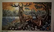 Printed needlepoint tapestry Gobelin L 80x130 Cm canvas Only A985