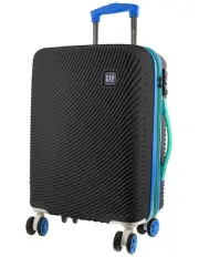 [GAP] Stripe 56cm Hard-Shell Cabin Suitcase in Black