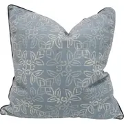 LVD Farmhouse Damask Polylinen Cushion Pillow Sofa/Couch Decor 50cm Square