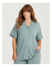 [Taking Shape] Modal Soft Touch Pyjama Top in Blue Haze