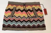 NWT Missoni for Target Size L Colore Chevron Stripe Sweater Mini Skirt