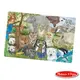 大型地板拼圖-48片保育類動物 melissa &doug