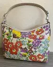 NWT Coach Laurel Shoulder Bag With Floral Print Smooth Leather CT222 Ivory Multi