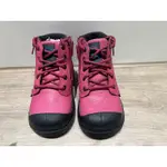 PALLADIUM PAMPA HI CUFF WP 防水學 步鞋小軍靴 桃紅色 （二手 九成新 附鞋盒）