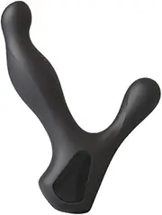Doc Johnson Kink - Ultimate Rim Job - Silicone Prostate Massager With Rotating Ridges, Black