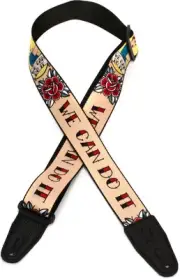 Levy's MPD2 Polyester Guitar Strap - Rosie the Riveter (3-pack) Bundle
