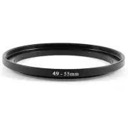Camera 49mm Lens to 55mm Accessory Step Up Adapter Ring 49mm-55mm
