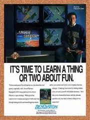 1990 Arcus Odyssey Genesis Original Advertisement / Retro Wall Art v1