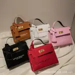 【AJUN.免運新品】韓版鉑金包WOMEN HANDBAGS2021時尚百搭潮包女士手提包經典凱莉包 歐美氣質女包 學院